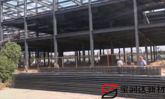 上海鋼筋桁架樓承板TD3-80施工現(xiàn)場